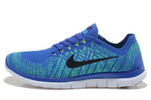 Кроссовки мужские Nike Free Run на каждый день небесно-голубые
